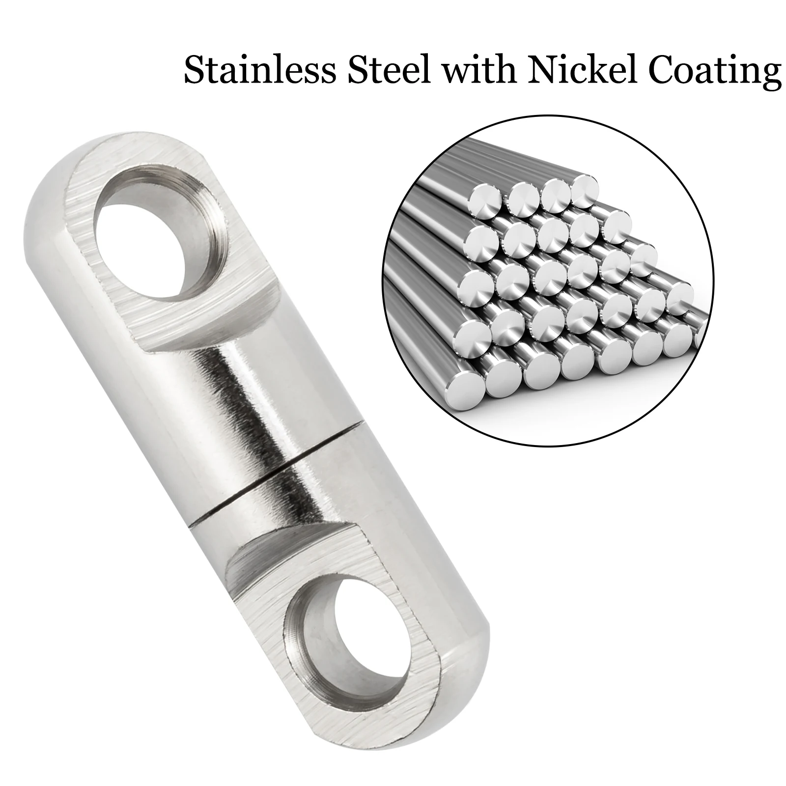 Rodamiento de bolas giratorio para pesca de mar, Conector de acero inoxidable para agua salada, juego grande, 10 piezas, 190lb-705lb - imagen 5