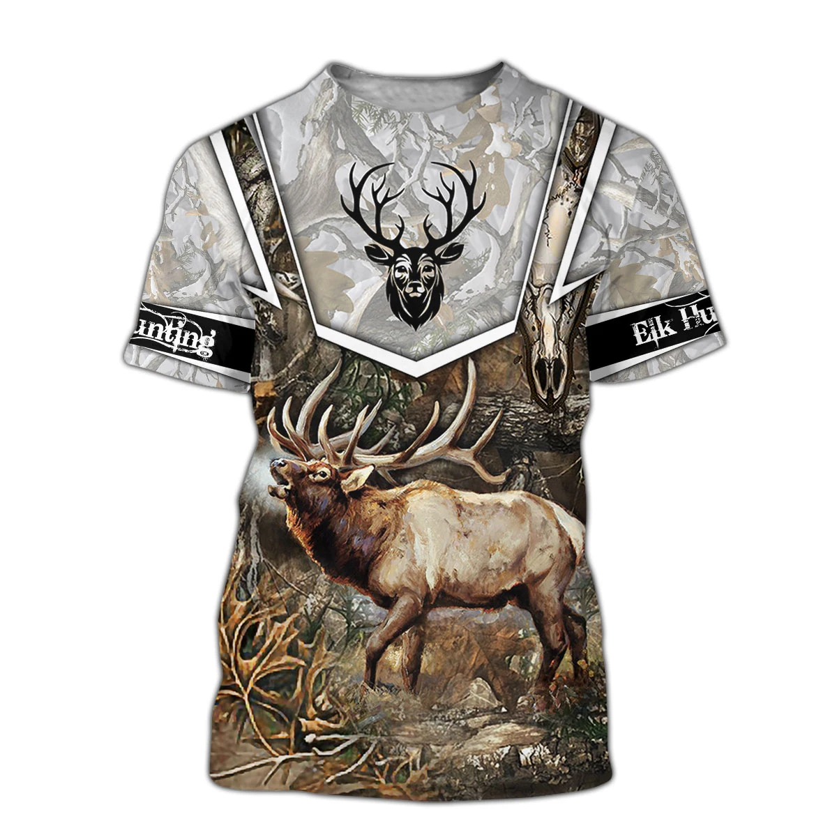 Camiseta Hipster para hombre, camisa de manga corta con estampado 3D de alce bonito, Harajuku, informal, Unisex, TX0169, verano 2021 - imagen 4