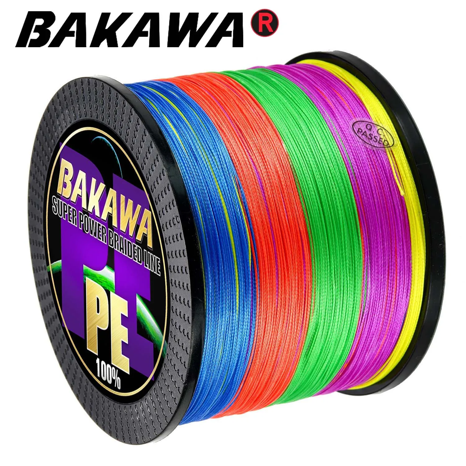 BAKAWA-sedal trenzado para Pesca, hilo multifilamento japonés para carpa, 100% PE, 300M, 500M, 1000M, 12LB-90L - imagen 4
