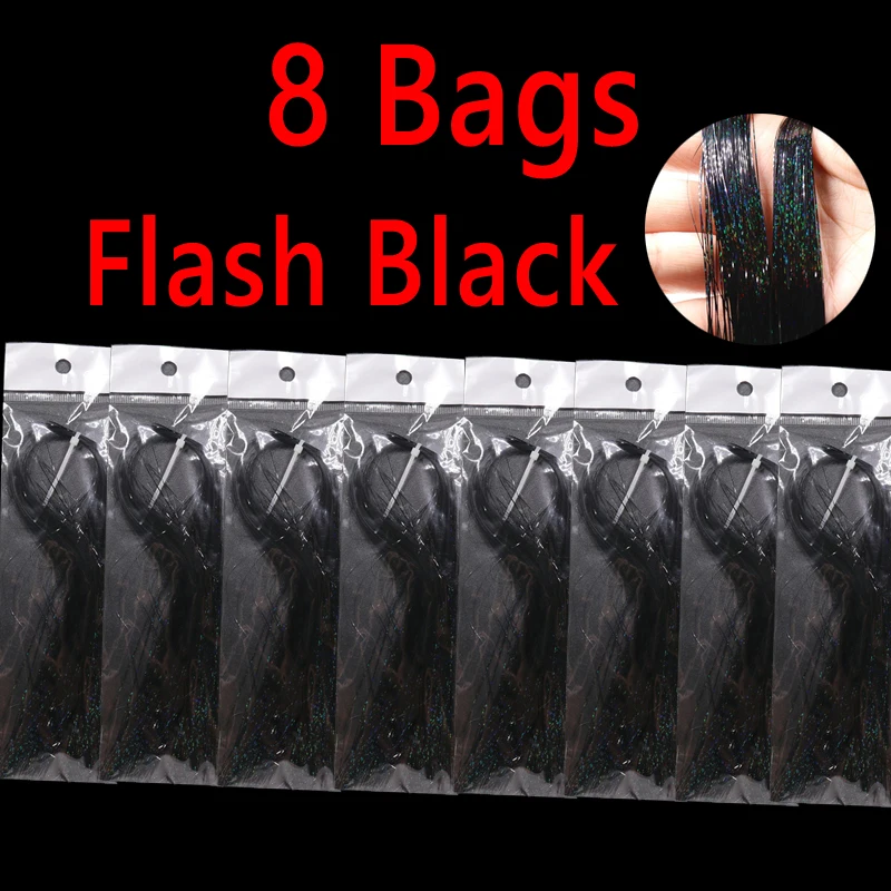 8 bags flash black