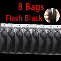 8 bags flash black