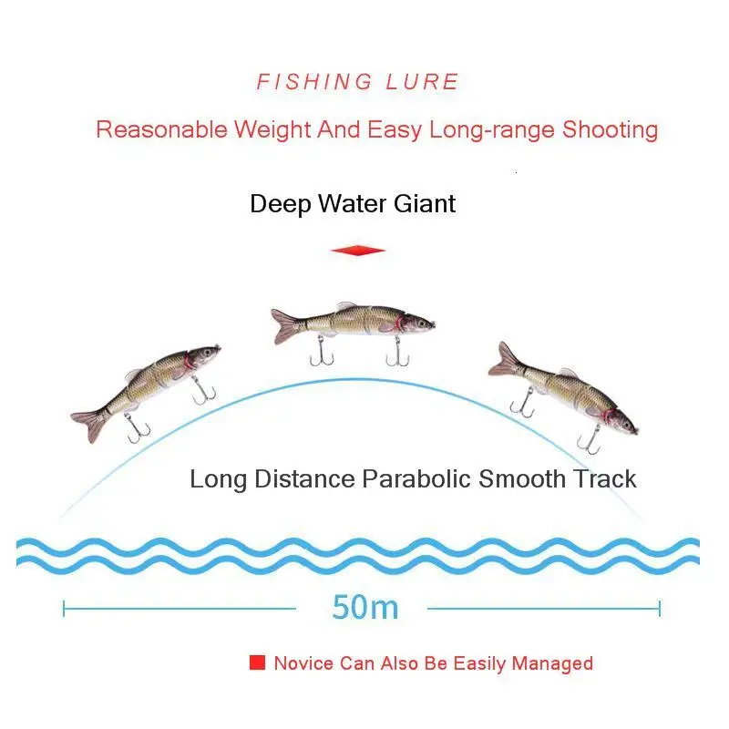 Swimbait Señuelos De Pesca, cebo duro De 40g De peso, cebo De natación, señuelos De agua salada, peces artificiales Wobbler - imagen 5