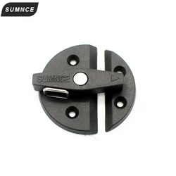 Gabinete de puerta de barco de nailon, botón giratorio redondo, pestillo de captura giratorio, accesorios de Hardware marino