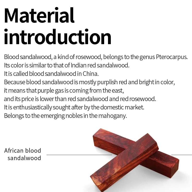 LINNHUE-tope de caña de pescar, anillo antideslizante de madera maciza, anillo redondo, rojo, Sándalo, caoba, sangre, 1 unidad - imagen 3