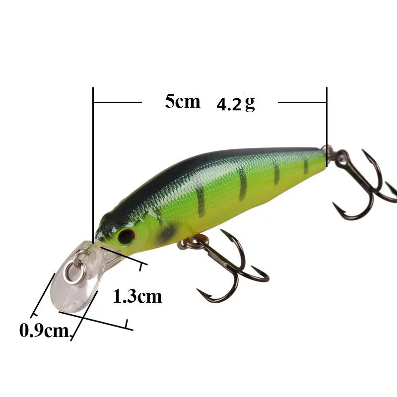 BASSKING-cebo de pececillo hundido, 5cm, 4,2g, bola de tungsteno, señuelo de Pesca Isca Artificial Para Pesca Wobbler Peche Swimbait agua salada - imagen 4