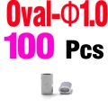 Oval 1.0 100PCS