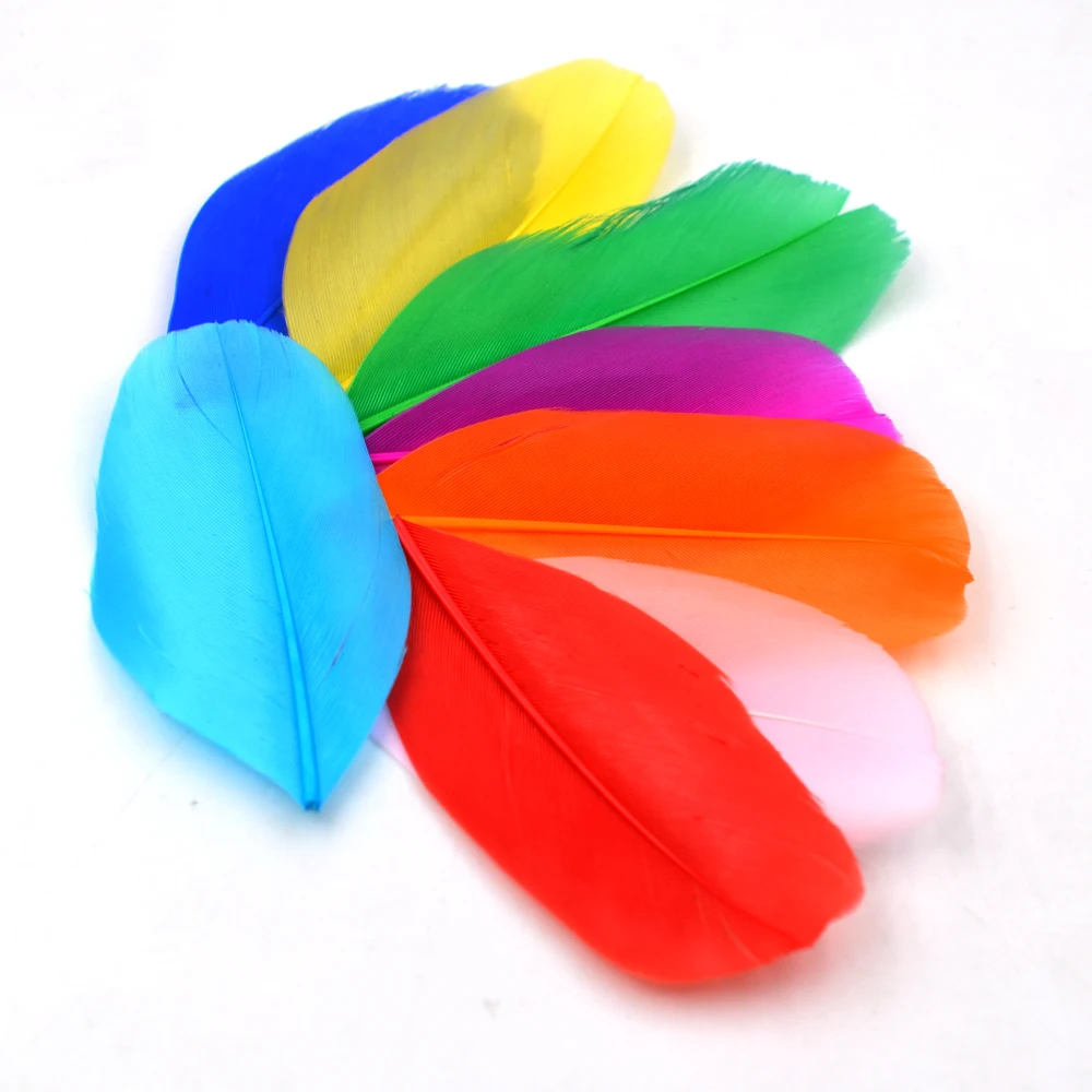 MNFT 100 Uds 4-8cm colores surtidos plumas de plumaje de faisán Material de atado de moscas colas de pesca con mosca alas Plumages - imagen 4