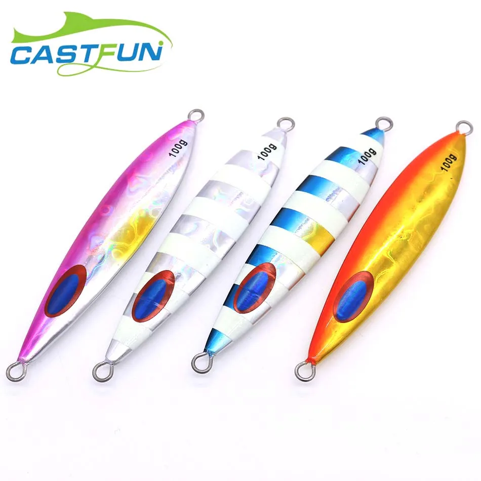 CASTFUN Señuelo de Metal Pesca Lenta – Cebo Vinilo - imagen 2