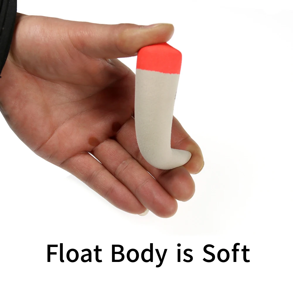 Bimoo-flotador Bobber en línea de espuma EVA, accesorios de aparejo de pesca de agua salada, Catfish, Lucio, cebo vivo, 15g, 20g, 30g, 2 uds. - imagen 5