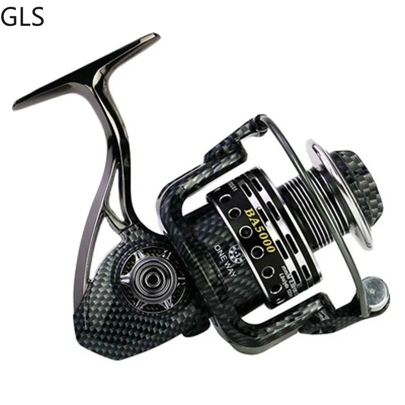 GLS-carrete de pesca giratorio de BA1000-7000, relación de engranaje 5,5: 1, de aluminio, para carpa - imagen 5