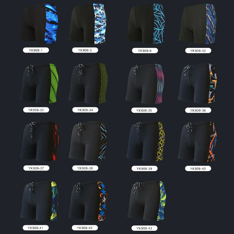 Pantalones de baño para hombre, pantalones cortos de baño de playa de verano, bañadores, bañadores, calzoncillos tipo bóxer, bañadores de secado rápido - imagen 3