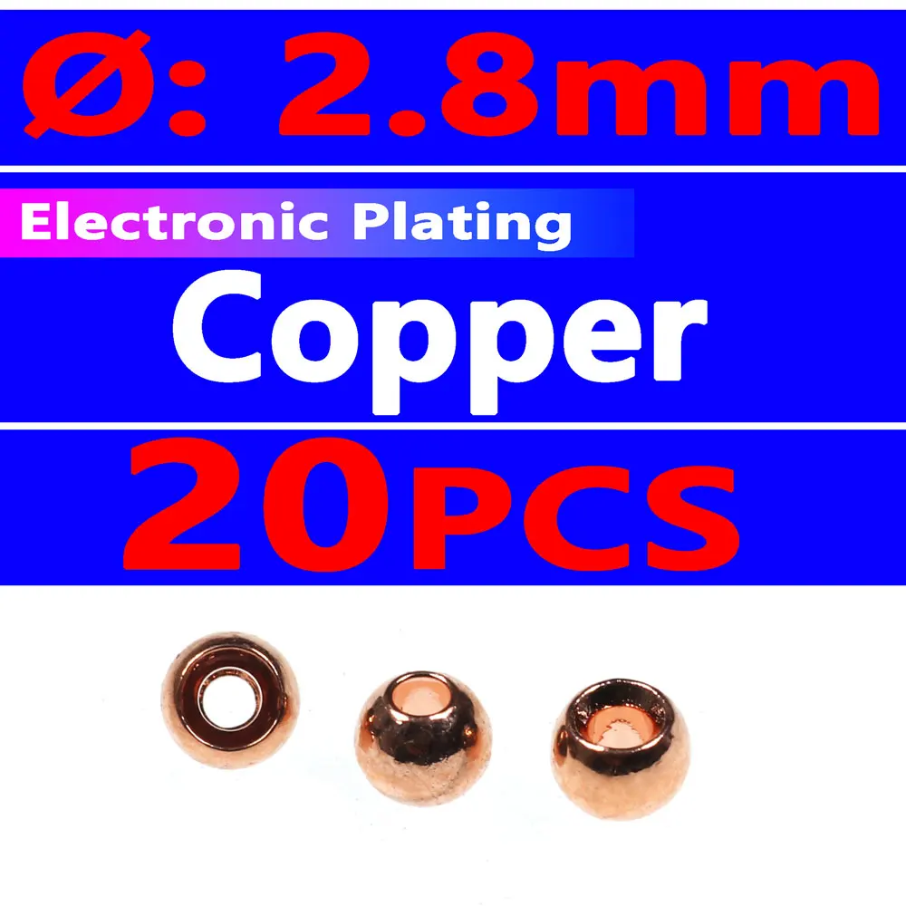 20pcs copper 2.8