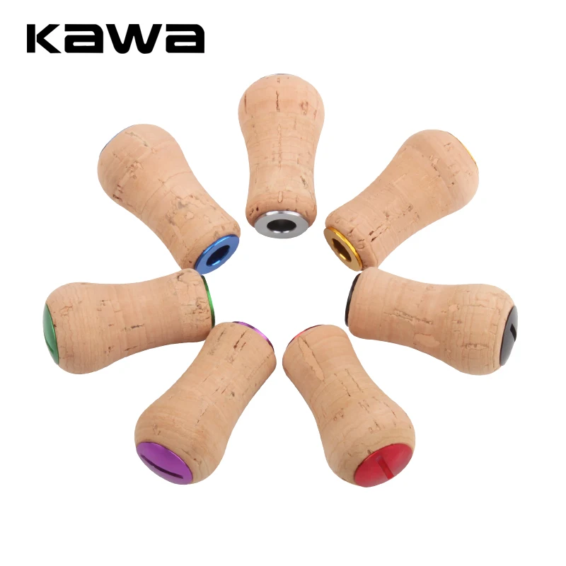 Kawa1pc-manga de carrete de pesca de madera suave, longitud de 41mm, peso DIY, 6,8 g/unidad, incluye 2 uds. De rodamientos y 4 Uds. De arandelas - imagen 3