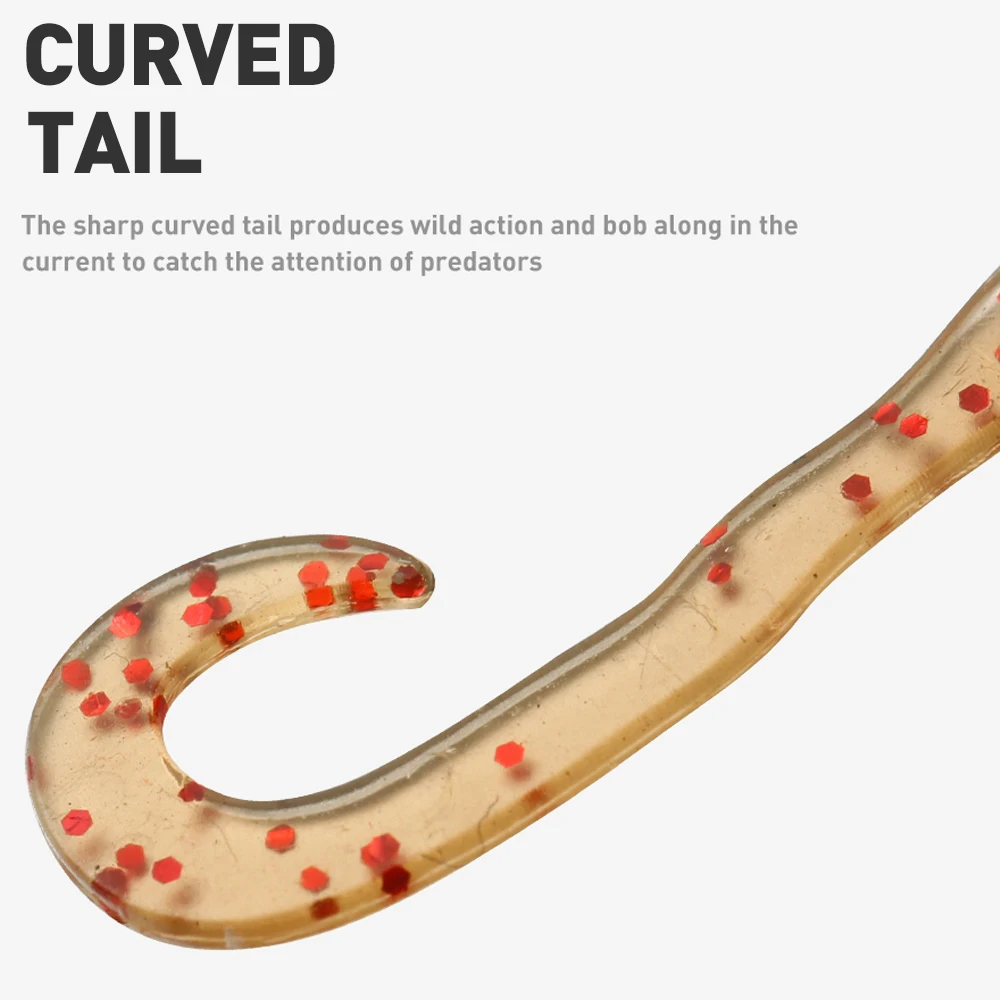 Señuelo de pesca flotante, cebo suave de 12 piezas, 50mm, 0,4g, señuelo de trucha, señuelo de roca, Wobblers, Swimbait, señuelo de pesca Ajing - imagen 4