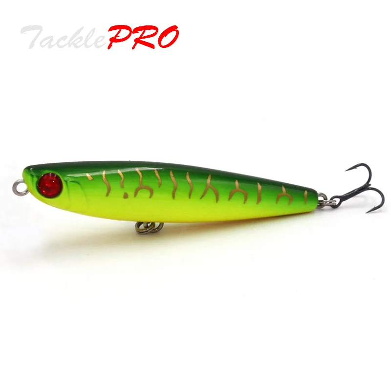 Tacklepro PE05 Señuelo Stickbait con anzuelos Mustad - imagen 5