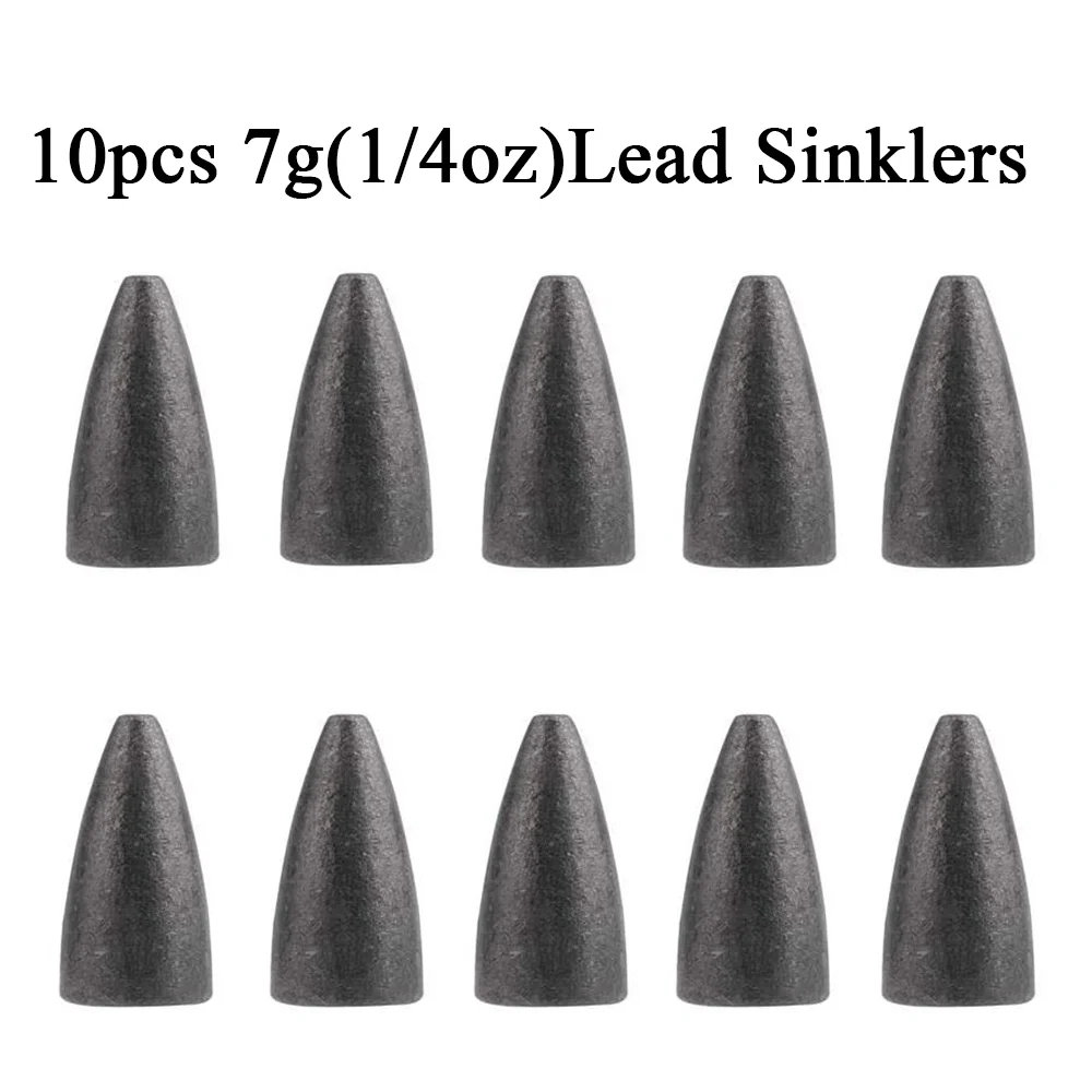 10pcs 7g sinkers