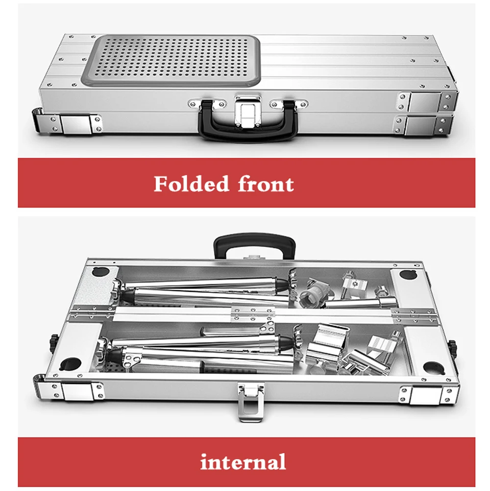 Nueva plataforma de pesca ultraligera y gruesa, silla portátil de aleación de aluminio, multifuncional, Mini, fácil de llevar - imagen 3
