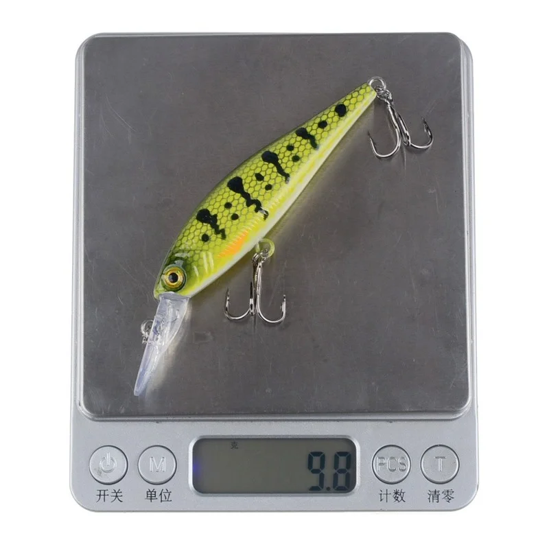 Señuelo de Pesca de pececillos, anzuelos duros de 10cm/10g, Crankbait Wobbler de calidad, aparejos de Pesca, 1 piezas, recién llegados - imagen 4