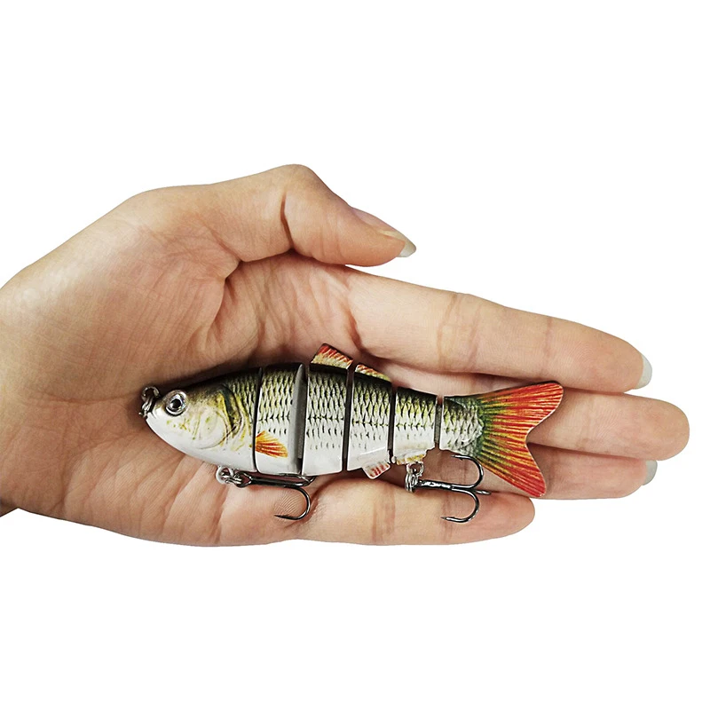 Anzuelo de cebo biónico para pesca de larga distancia, accesorio de equipo de pesca, sección múltiple, material de pesca - imagen 3