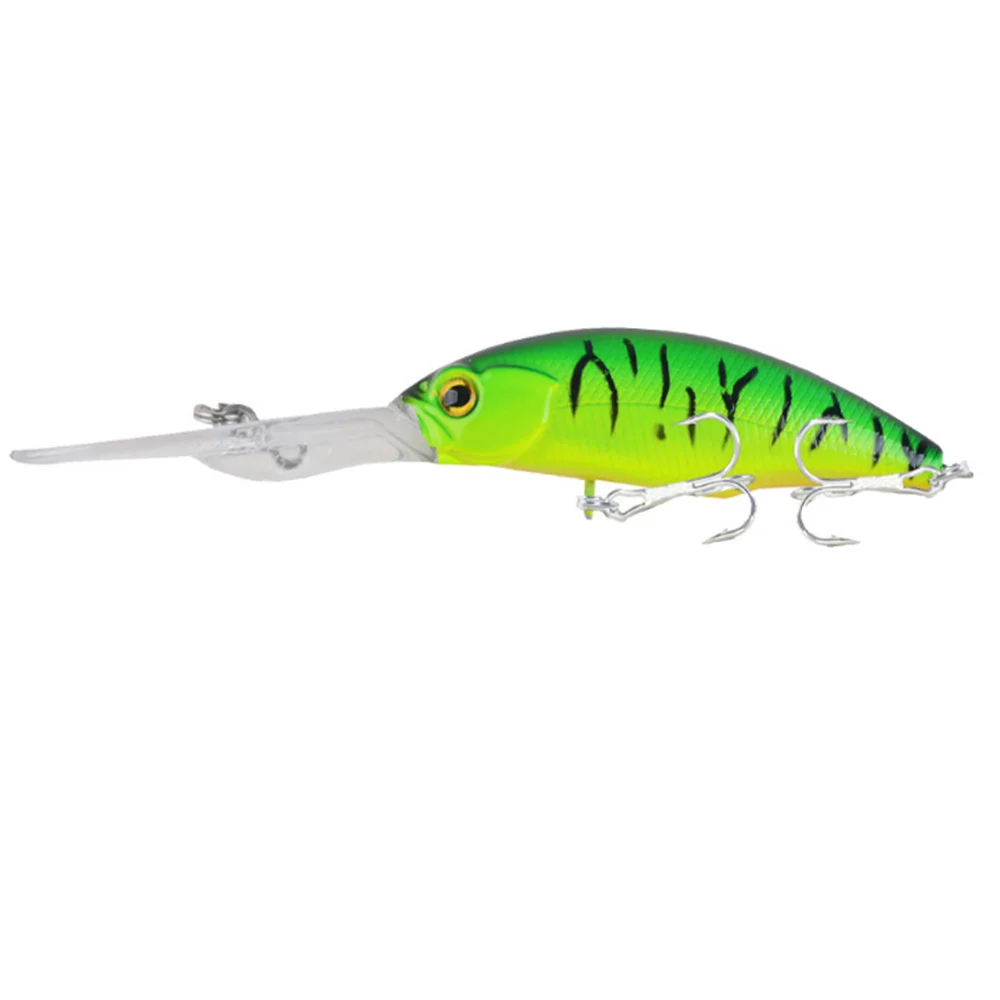 Crankbait flotante ojos 3D – Señuelo pala larga para lubina y lucio - imagen 3