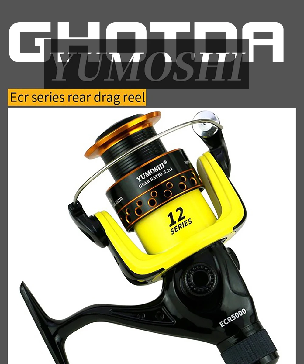 Experimente la mejor actuación de pesca con la Serie 12 Ghotra YuMoshi ECR 12