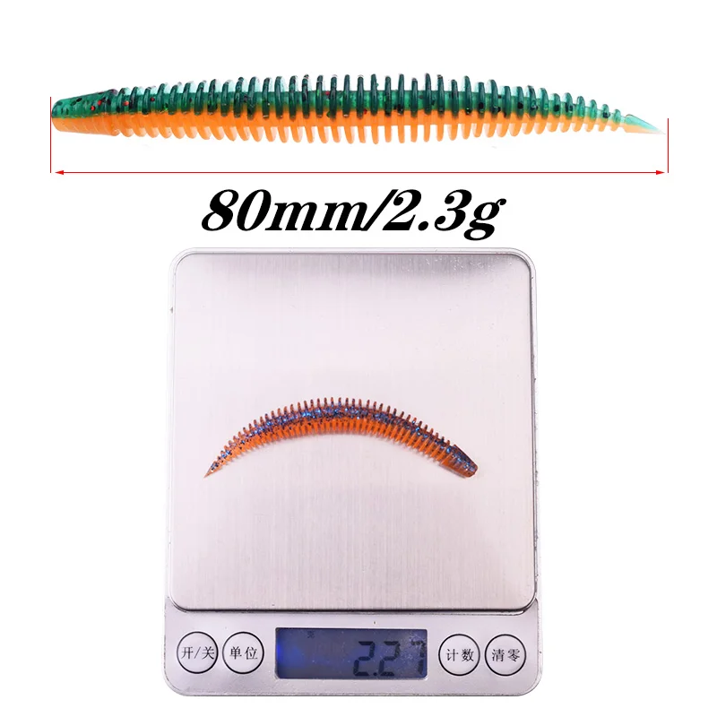 Swimbait vinilo 80mm – Señuelo para lubina y lucio - imagen 3