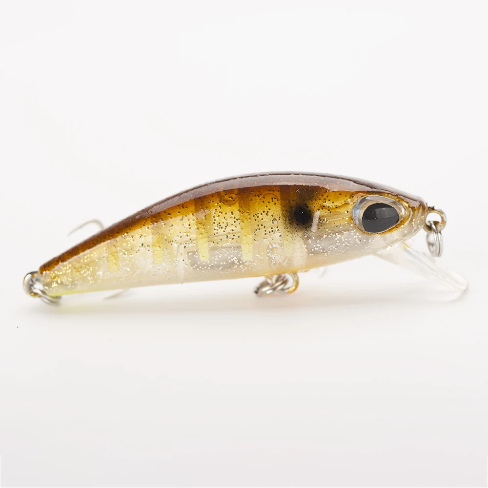 Señuelo de Pesca Wobbling de diseño japonés, 1 piezas, 5,5 cm/6,5g, Minnow, Isca, cebos artificiales para lubina, perca, Lucio, trucha - imagen 4
