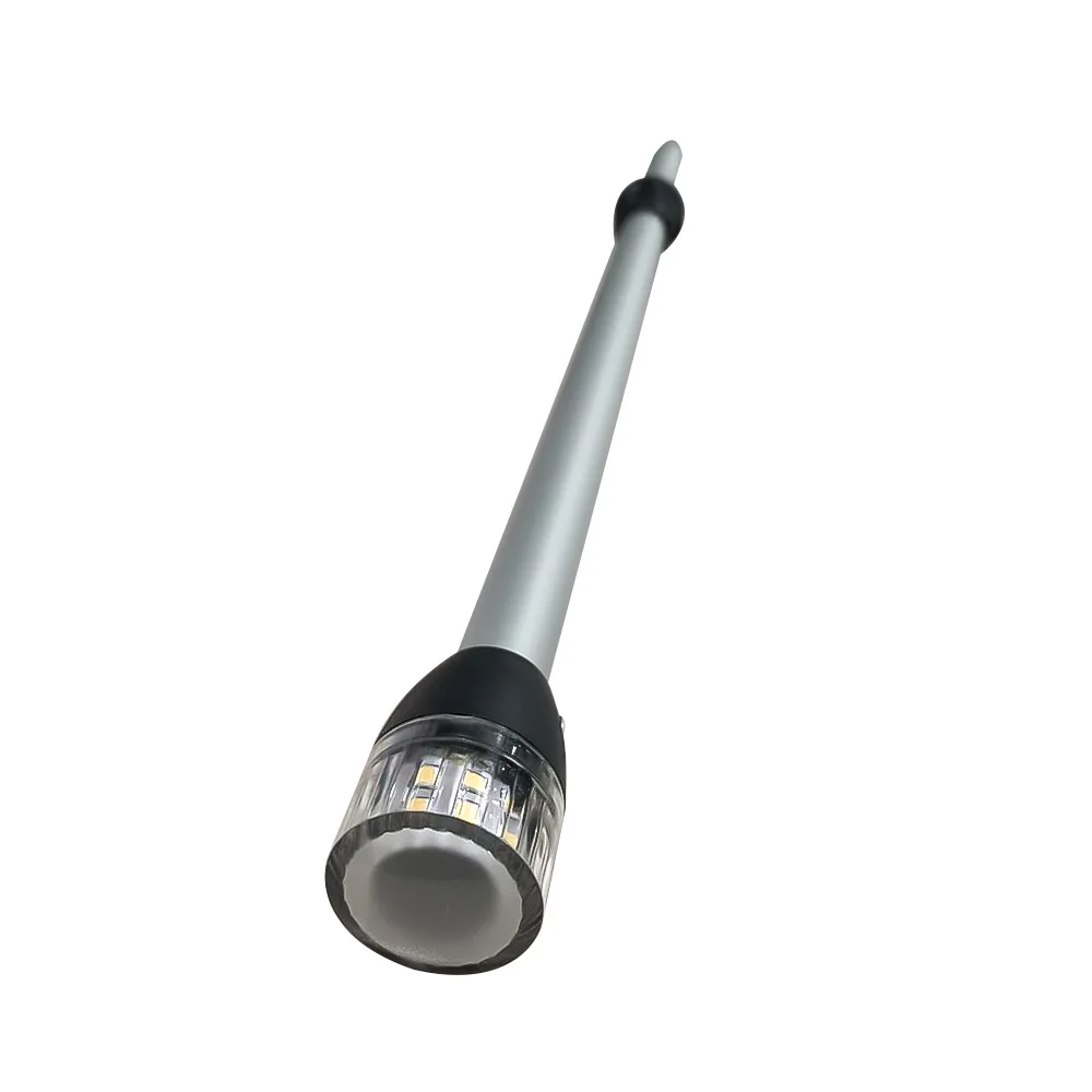 Accesorios para barcos Luz de anclaje blanca Marina Luz de popa luz LED redonda 10/30VDC Base en línea - imagen 2