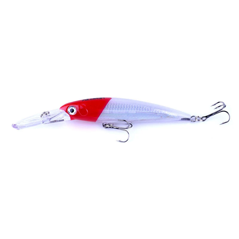 Señuelo de Pesca de pececillos grandes, 1 piezas, 17cm, 30g de profundidad, cebo Artificial de plástico, Crankbait, Wobblers, aparejos de Pesca de carpa - imagen 4
