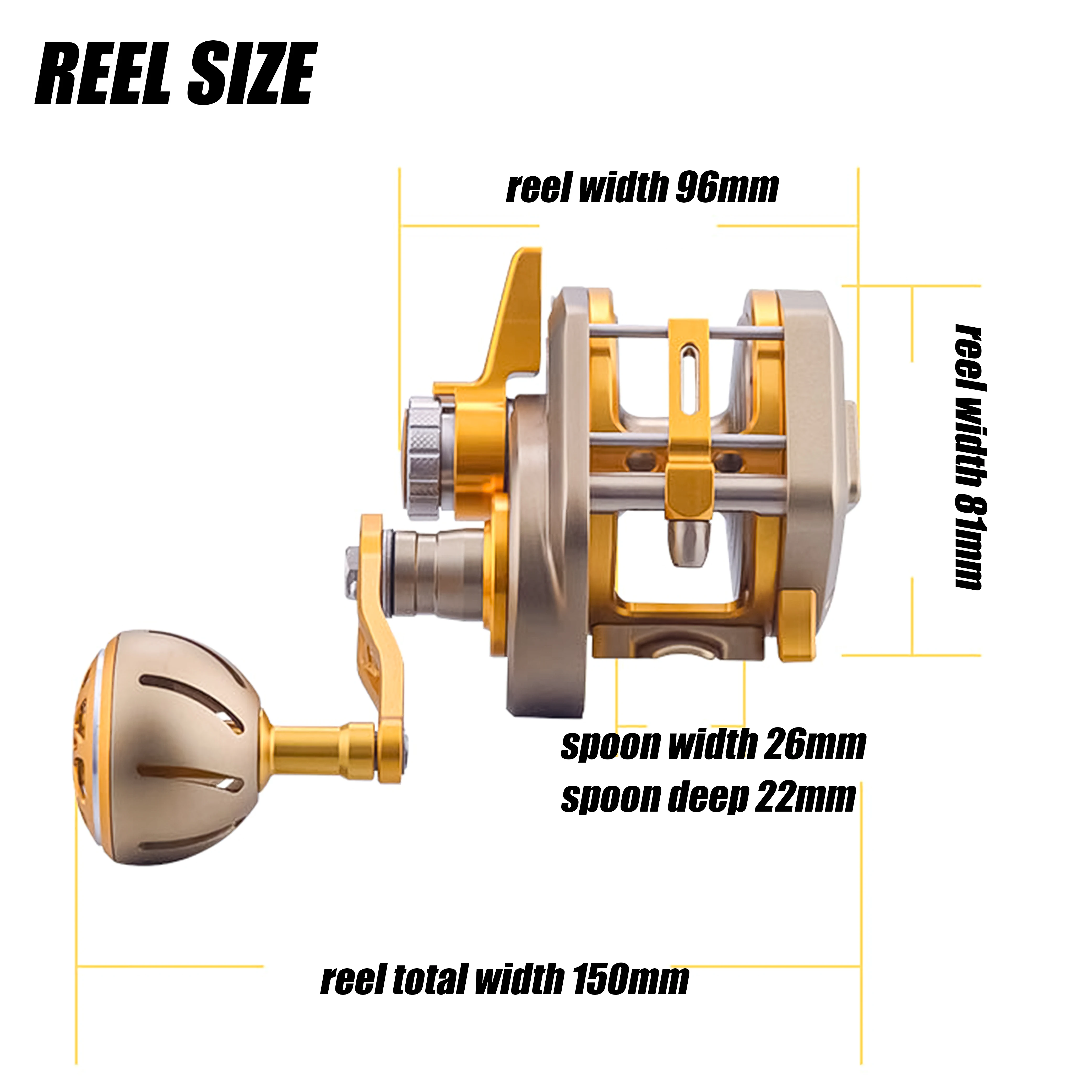 Carrete De equipo De Pesca 13 + 2BB 6,3: 1, carrete De Pesca Jigging, arrastre máximo De 30kg, lento, todos los carretes De Metal para Baitcasting - imagen 3