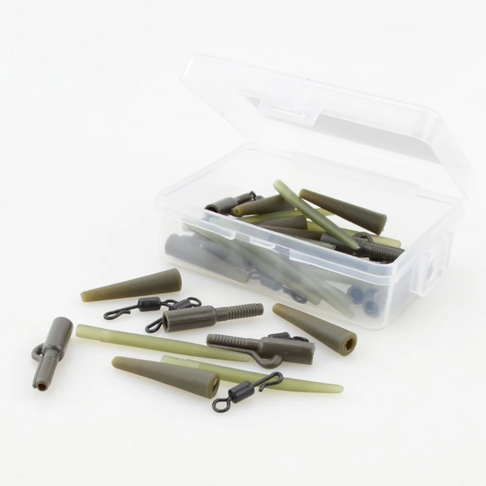 Juego de aparejos de pesca de carpa, accesorios de pesca de M6, ganchos giratorios de seguridad, Clips de plomo, aparejo de helicóptero - imagen 4