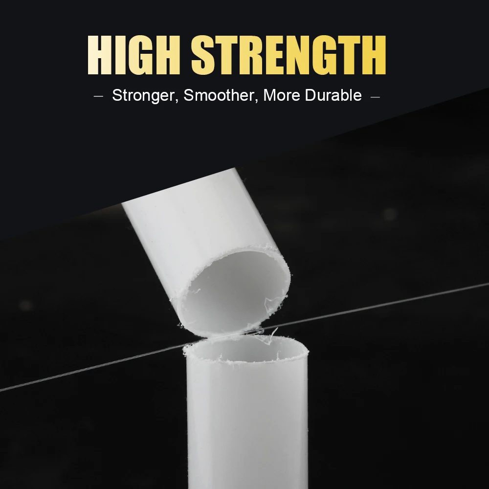 Línea de pesca con revestimiento de fluorocarbono, 300m, 500m, 4,13LB-34,32LB, línea líder de fibra de carbono, señuelo de pesca, línea de hundimiento, Japón - imagen 5