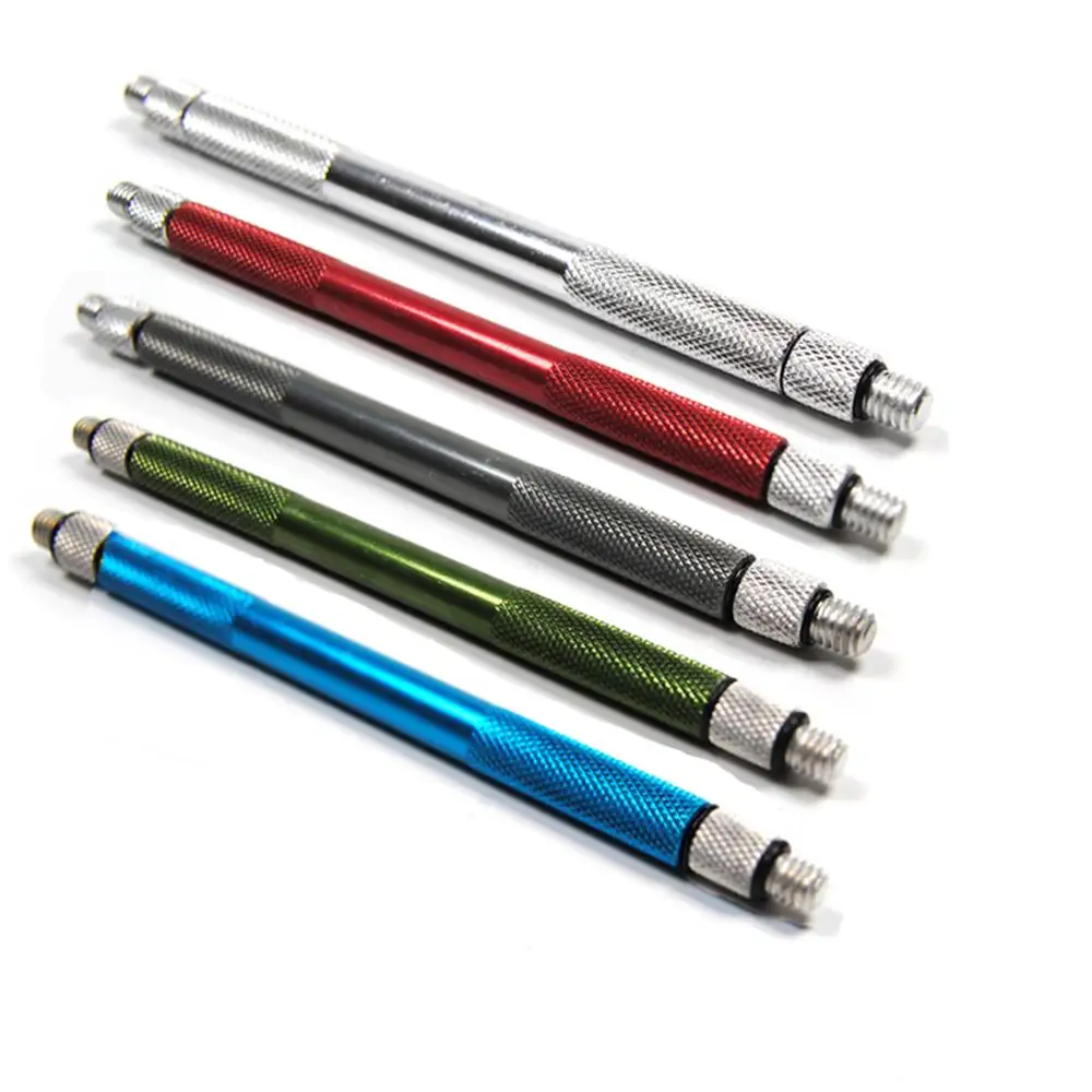 Aguja de Boilie de aluminio de varios colores con taladro, herramienta de cebado de pesca de Carpa/aparejo de pelo, herramienta de accesorios de aparejos de pesca - imagen 2