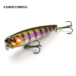 COUNTBASS-cebos para caminar, 65mm, 85mm, 100mm, Señuelos de pesca en superficie, palo flotante, Wobblers, Leurre de superficie, aparejos de pescador