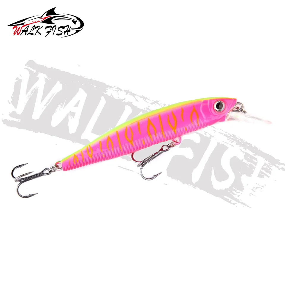 WALK FISH-señuelo de Pesca Wobbler, 100mm, 10g, cebo Jerkbait, Minnow, cebo único para lubina y labios, aparejos de Pesca, 1 Uds. - imagen 3