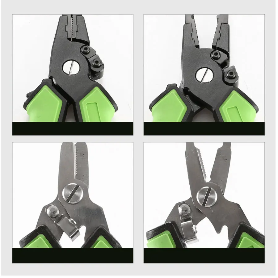 Juego de herramientas de pesca, controlador de gripcontrol de pesca de acero inoxidable/gancho de pesca multifunción, accesorios de corte, tijeras - imagen 2