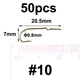 50pcs size 10