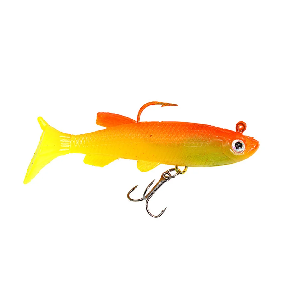Señuelo de Pesca suave con un solo anzuelo, cebo Wobber que se hunde, Jigging, Lucio, aparejos de Pesca de mar, juego de Señuelos Swimbait, 8cm, 14g - imagen 5