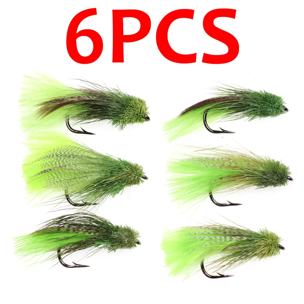 6pcs green