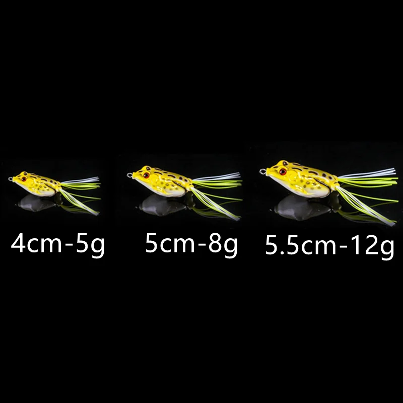 Cebos blandos de rana de doble hélice para Sábalo, señuelo de pesca Jigging, cebo de pesca Prop Topwater bagre de silicona Artificial Wobblers - imagen 3