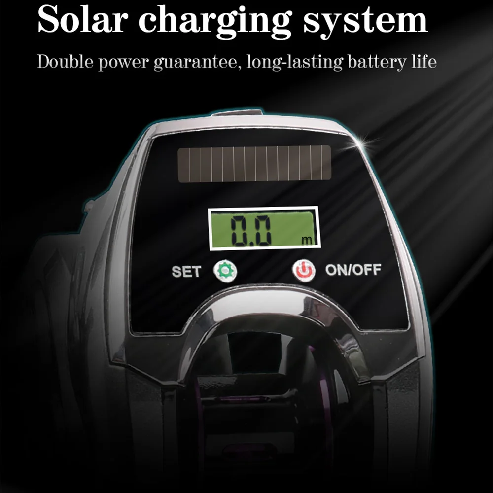 Carrete de pesca Digital con pantalla LED, nuevo señuelo de fundición 6 + 1BB, 10kg de fuerza de frenado, relación de velocidad 8,0: 1, mango de Metal, Baitcasting - imagen 4