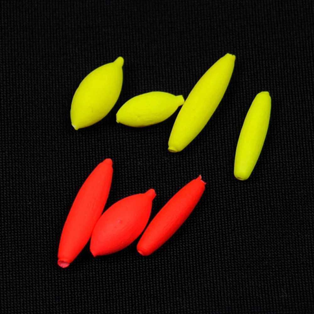 Seven-star-mini flotador de pesca ovalado, aparejo bobber, fabricación de bolas flotantes, accesorios de pesca sin tapón, 100 unids/lote - imagen 5