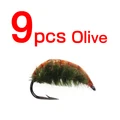 9pcs olive