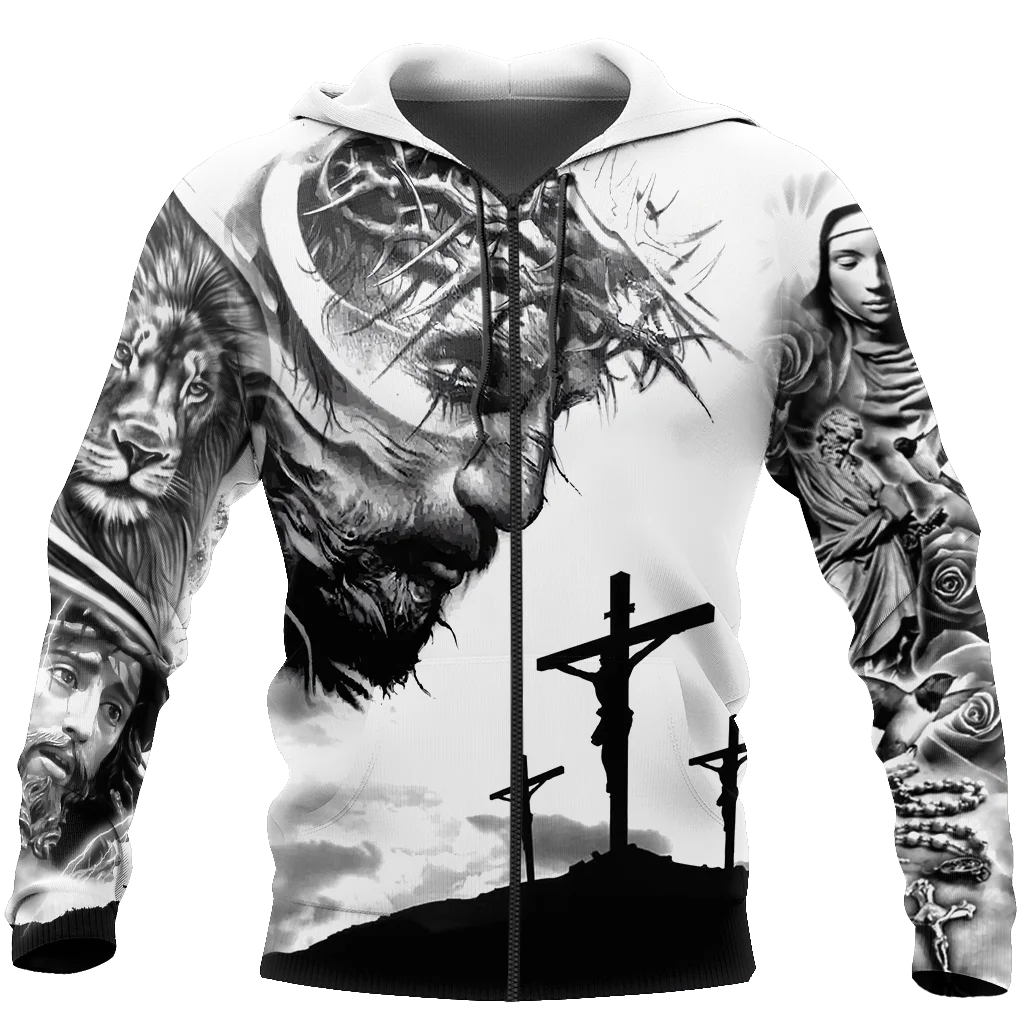Jersey pesca Unisex capucha Estampado León KJ638 - imagen 3