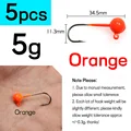 5pcs orange 5g