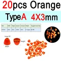 20 Orange 4x3mm A