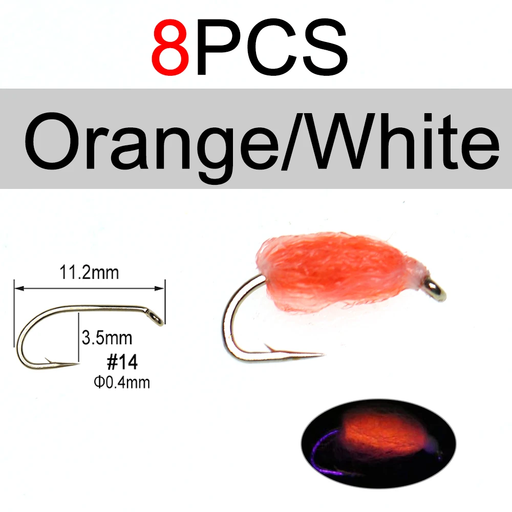 8pc orangeIwhite