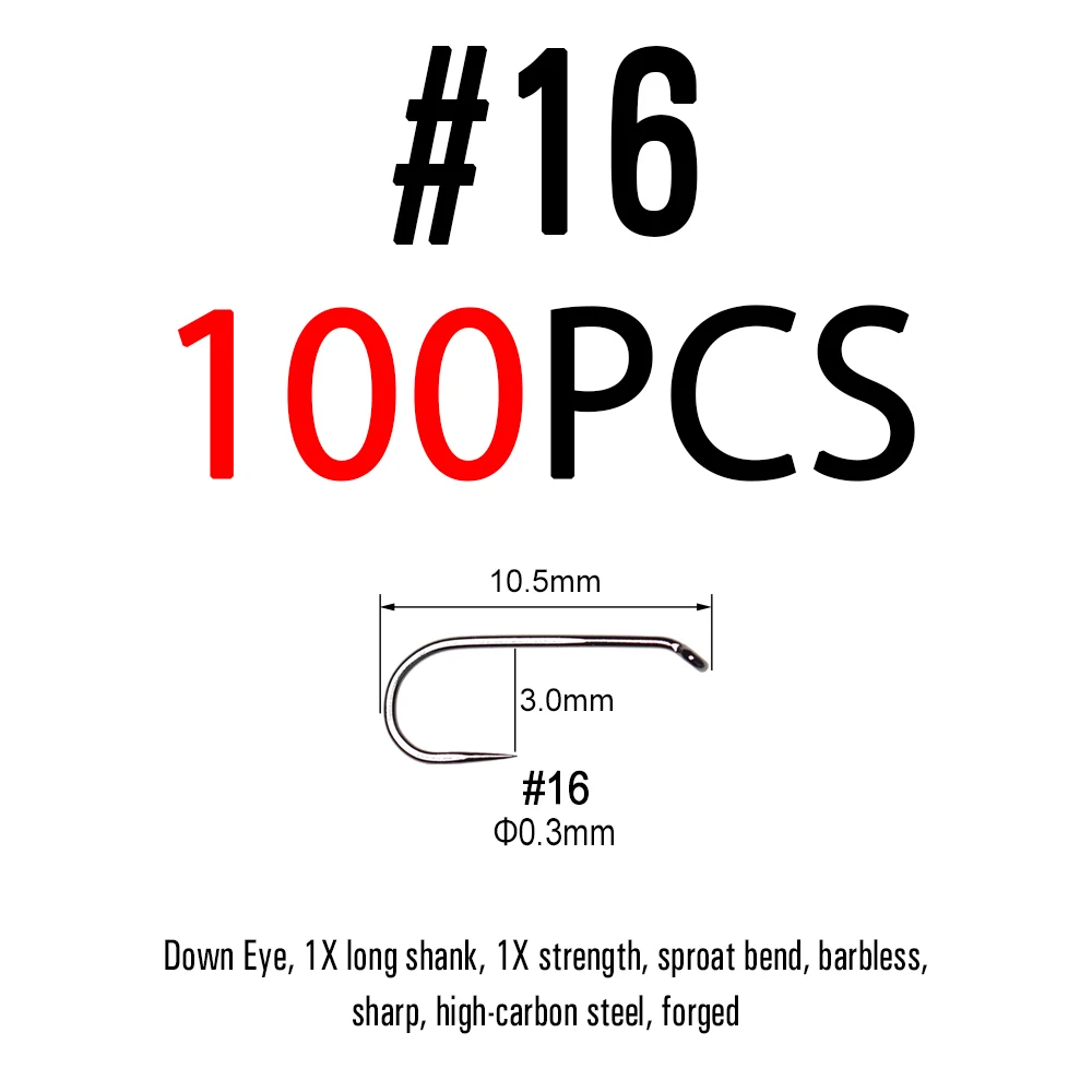 100pcs  Size 16