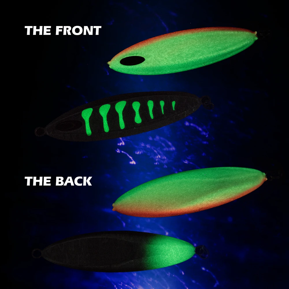 Goture-señuelo luminoso Jigging, 80g, 100g, 150g, cuchara de Metal, cebo Artificial duro para pesca de mar, juego grande, 3 uds./lote - imagen 3