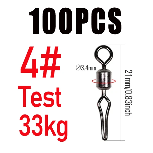 100pcs size 4
